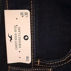 Hollister "Curvy High-Rise Vintage Flare" Jeans
